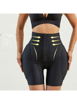 Women's Butt Lifter Waist Enhancer Shapewear with 4 Removable Hip Pads Lace  Underwear Butt Push Up Hip Enhancer Panties Tummy Control 