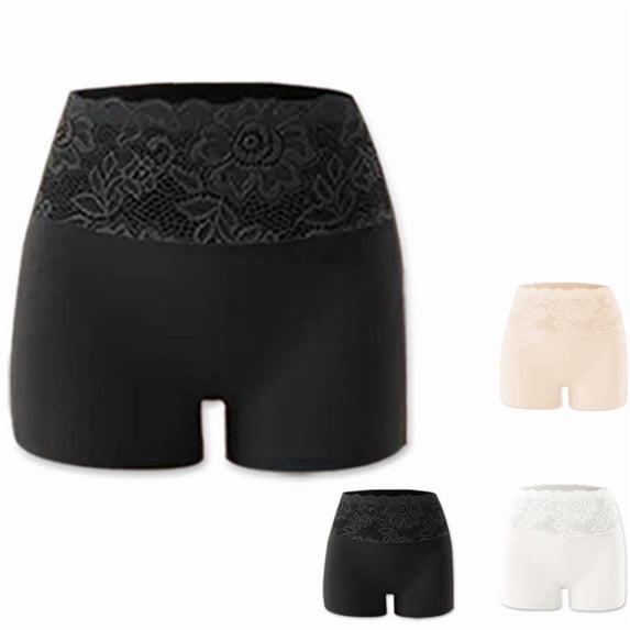 Seamless Shaping Boyshorts Panties for Women Slip Shorts Under Dress Shapewear Shorts Black XL