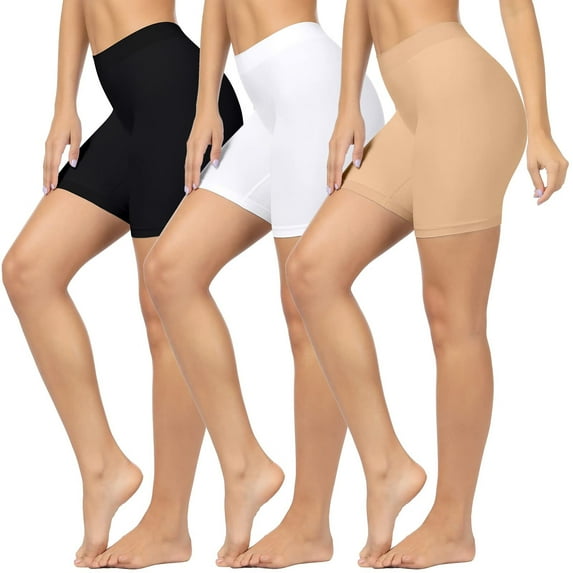 Seamless Shaping Boyshorts Panties for Women Tummy Control Shapewear Under Dress Slip Shorts Underwear