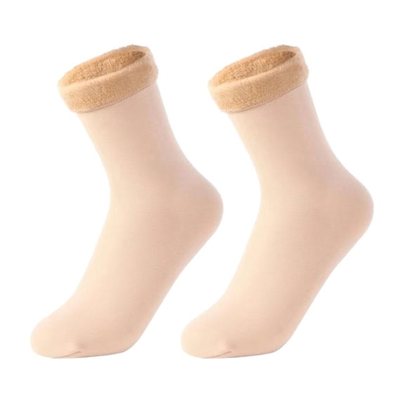 Seamless Ski Thermal Socks Winter Calcetines Short for Women Color
