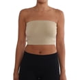 thumbnail image 1 of PacificPlex Womens Seamless Smoother Tube Bandeau Top, One Size, Nude, 1 of 2