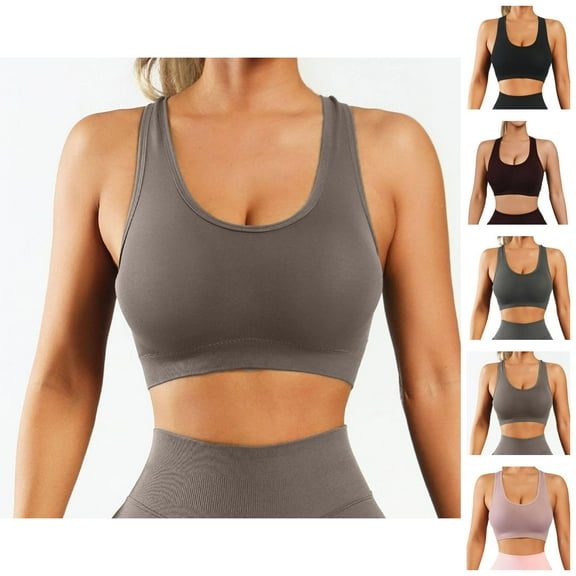 Seamless Sports Bra For Women High Workout Yoga Top Non Padded Wire Bralette Comfortable Supportive Fitness Activewear Womens Bra