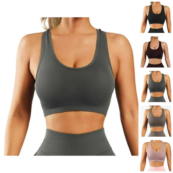 Seamless Sports Bra For Women High Workout Yoga Top Non Padded Wire Bralette Comfortable Supportive Fitness Activewear Womens Bras