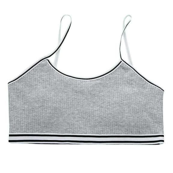 Bras for Teen Girls 10-12 Kids Girls Underwear Bra Vest Children Adjustable Shoulder Strap Underclothes Undies Clothes #Grey 8-12 Years