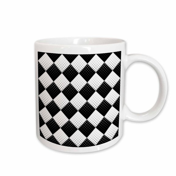 3drose, Seamless Star Pattern Background - Abstract Vector Illustration, 15oz Mug