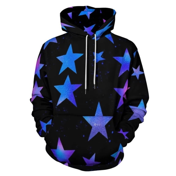Seamless Star Pattern Men's Women New Sweatshirt Hoodie Men's Plus Size Sweatshirt Hooded Sweatshirt 3d Printed Street Men's Cloth
