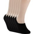 thumbnail image 1 of Seamless Thick No Show Socks For Women Cotton Cushioned Low 6 Pack, 1 of 1