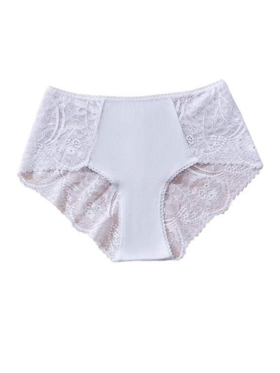 Seamless Underwear for Women High Waisted Tummy Control Panties Non See Through Breathable Thong Briefs Lace Trim Sexy Full Coverage Triangle Bottoms for Ladies 2026 Summer Outfits