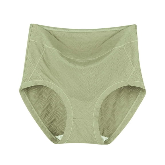 Seamless Underwear for Women's Solid Plus Size XL-6XL Casual High Waisted Cotton Underwear Ladies Soft Full Briefs Panties Soft Breathable Super Stretchy Ladies Briefs (Regular & Plus Size)