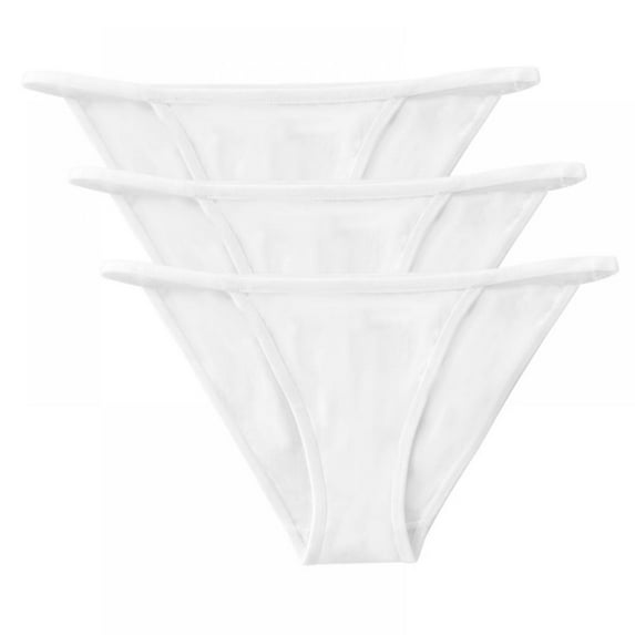 Seamless Underwear for Women Cheeky Panties No Show Sexy High Cut Low Rise Womens Bikini Underwear 3 Pack