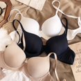 thumbnail image 1 of Seamless Underwear for Women Plus Size Bra Sexy Deep V Push Up Brassiere Solid Wireless Comfortable 85 90 C D E Cup Lingerie, 1 of 6