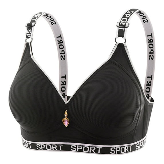 Seamless Wire-Free Everyday Bra – Fixed Cups with Soft Padding & Breathable Fabric for Plus Size Women,Black 40