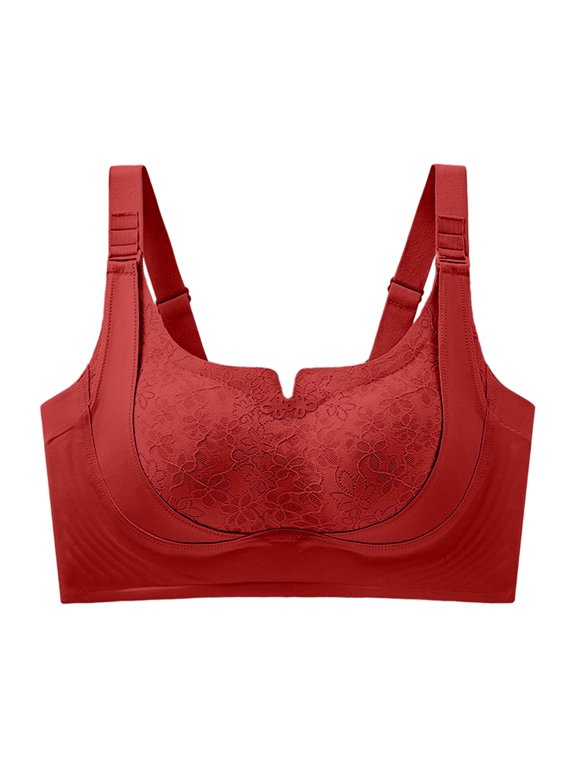 Seamless Wireless Bra Thin Unlined for Everyday, Side Support T Shirt Bra Comfortable for Smooth Shaping and All Day Wear
