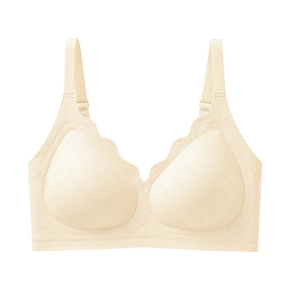 Seamless Wireless Bra for Women with Support No Underwire Full Coverage Push Up Bras Full Coverage Comfortable Everyday Bra
