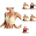 thumbnail image 1 of Seamless Wireless Push Up Bra for Women – Full Coverage Soft Support Lift, Back Smoothing T-Shirt Bra for Everyday Wear, Plus Size, 1 of 5
