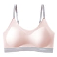 thumbnail image 1 of Seamless Wireless Sports Bra Breathable Training Everyday Wear, 1 of 4