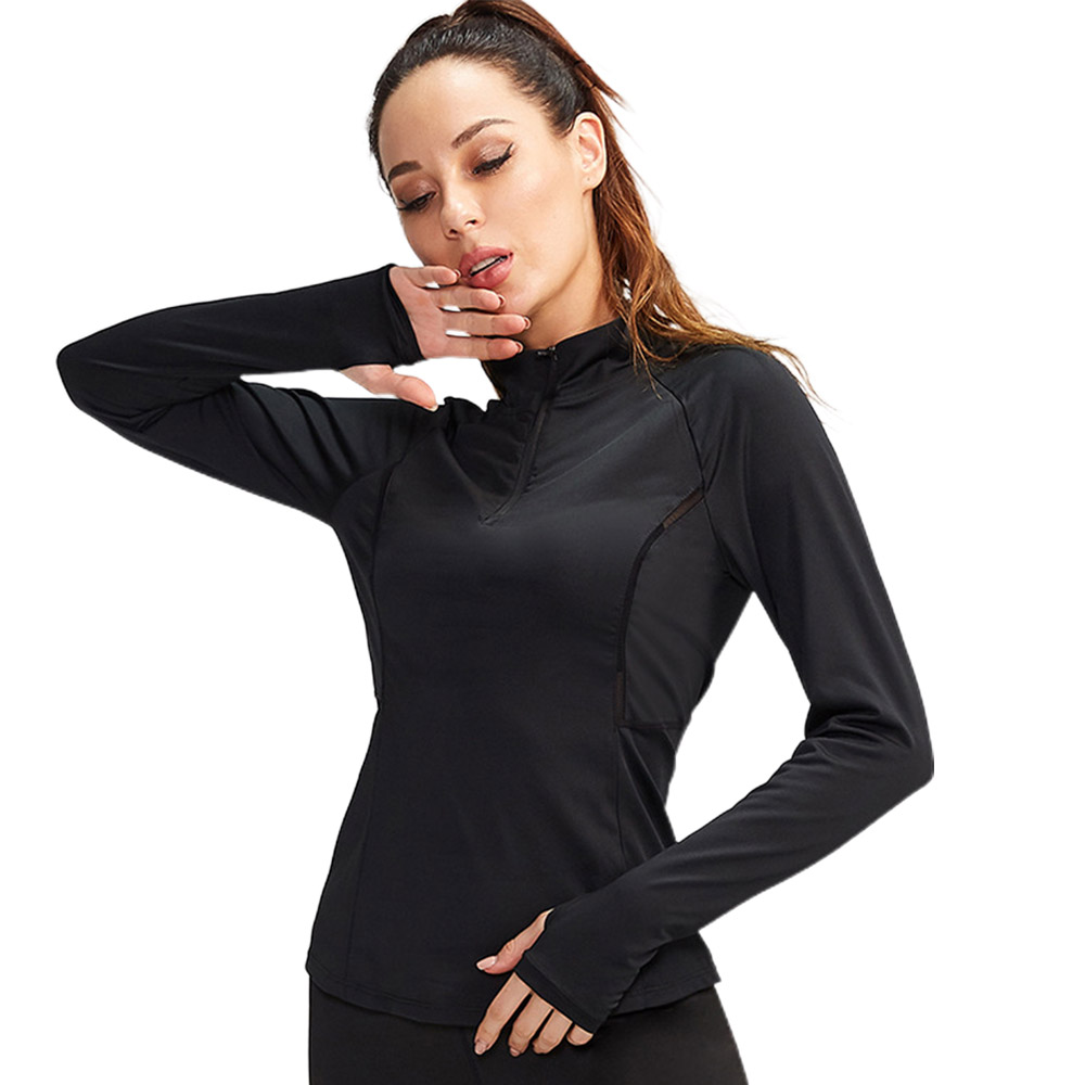 Seamless Workout Outfits for Women 2 Piece Ribbed Long Sleeve Crop Top ...