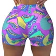 thumbnail image 1 of Seamless Workout Shorts Women - Disco Roller Skates Biker Gym Running Yoga Spandex Shorts for Women, 1 of 7