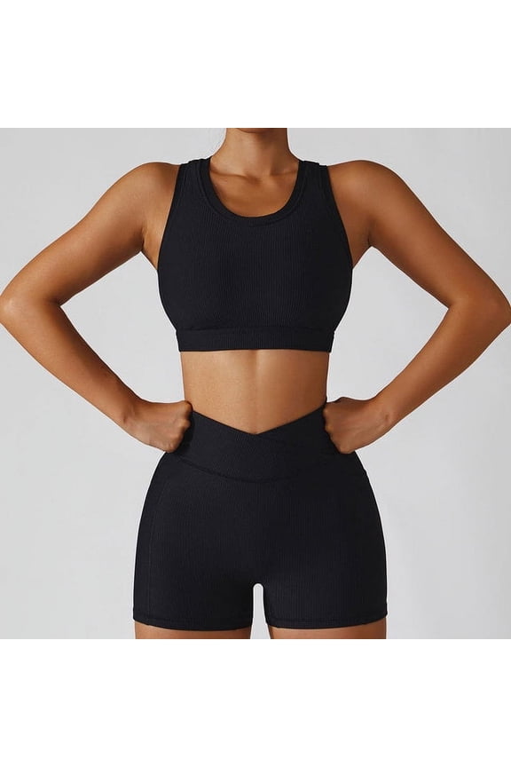 Seamless Yoga Set Woman Gym Clothing Sports Shorts Set Fitness Clothing Women Gym Set Yoga Suit For Fitness Yoga Wear Tracksuit