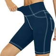 thumbnail image 1 of Seamless Yoga Shorts for Women High Waisted Stretch Fitness Biker Shorts Running Cycling Workout Athletic Yoga Shorts, 1 of 5
