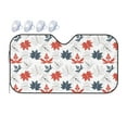 thumbnail image 1 of Seamless pattern with autumn leaves isolated on white background 1-Piece Car Front Window Sunshade-Foldable for Most Sedans SUV Truck-Blocks Max UV Rays and Keeps Your Vehicle Cool, 1 of 7