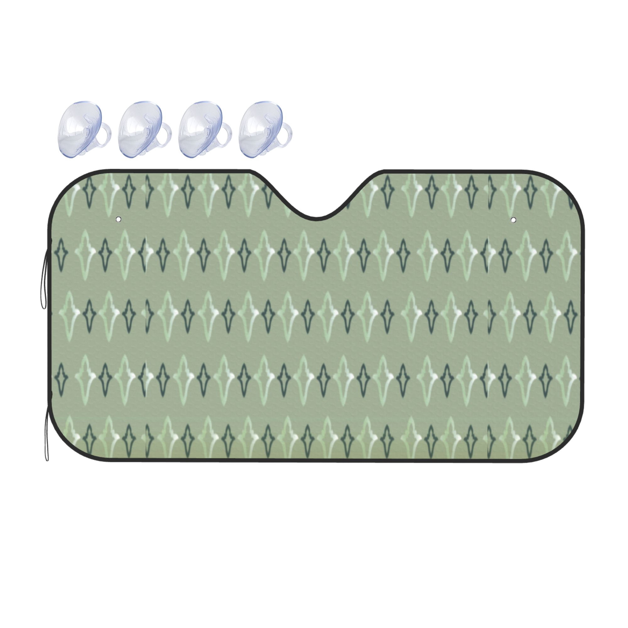 Seamless pattern background 1-Piece Car Front Window Sunshade-Foldable ...
