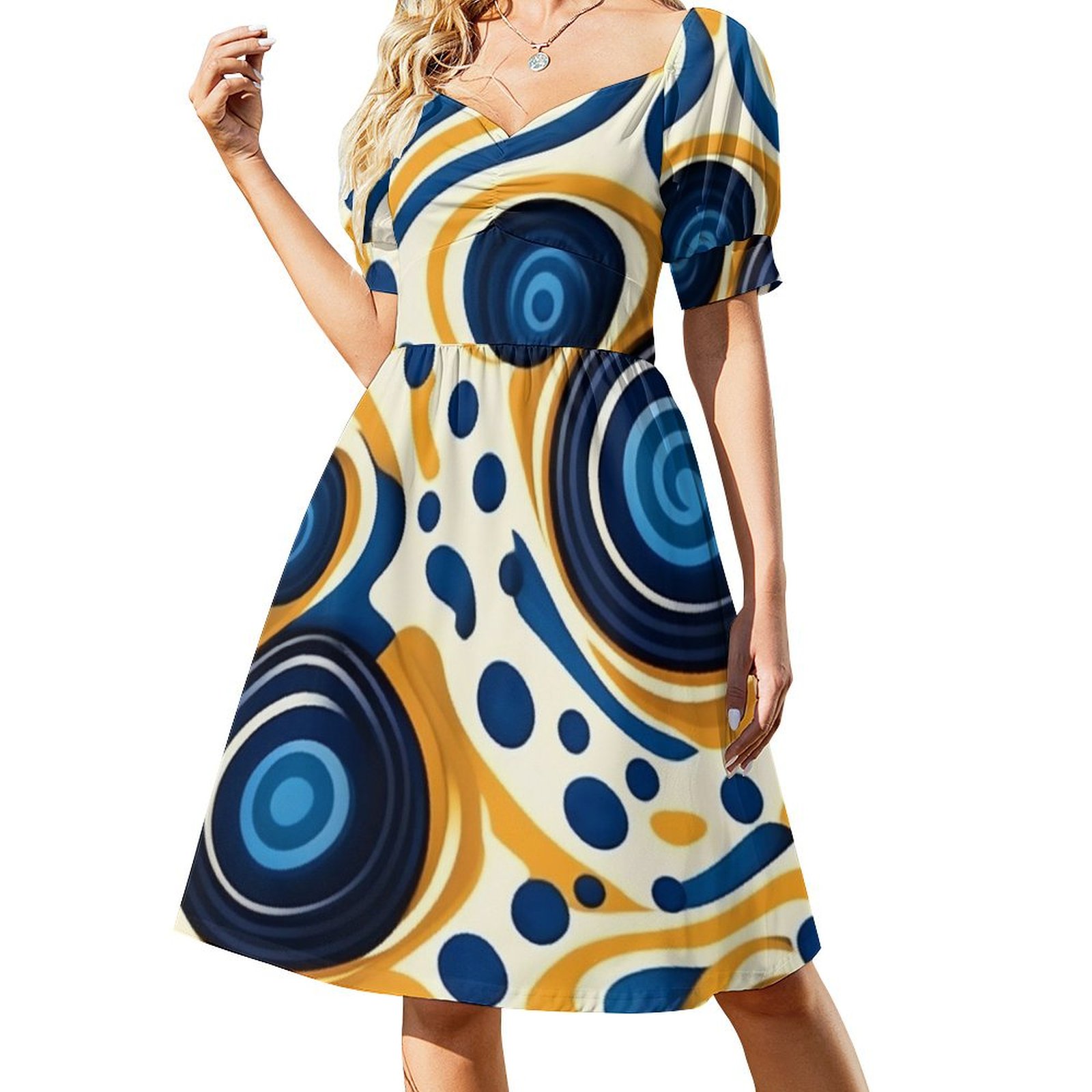 Seamless swrile pattern Dress wedding dresses for woman summer clothes ...
