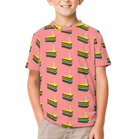 Seamlesscheck - 2025-06-09T113920.592 Boy's Graphic Short Sleeve Summer Casual Tee Top Girl's