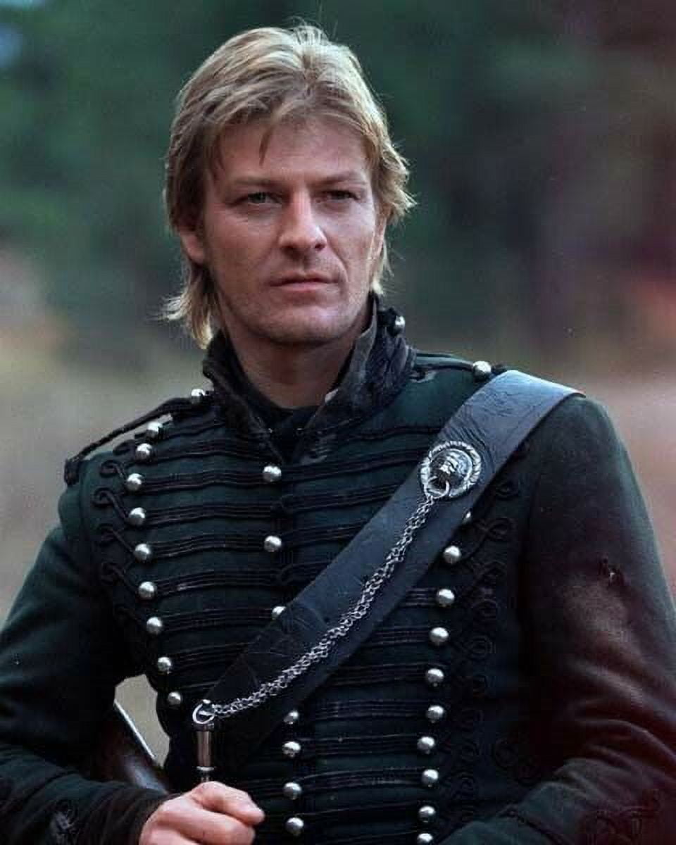 Sean Bean portrait as Sharpe in uniform from classic TV series 5x7