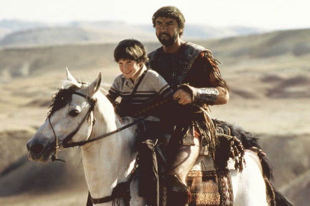 Sean Connery and Craig Warnock in Time Bandits on horse 24x36 Poster