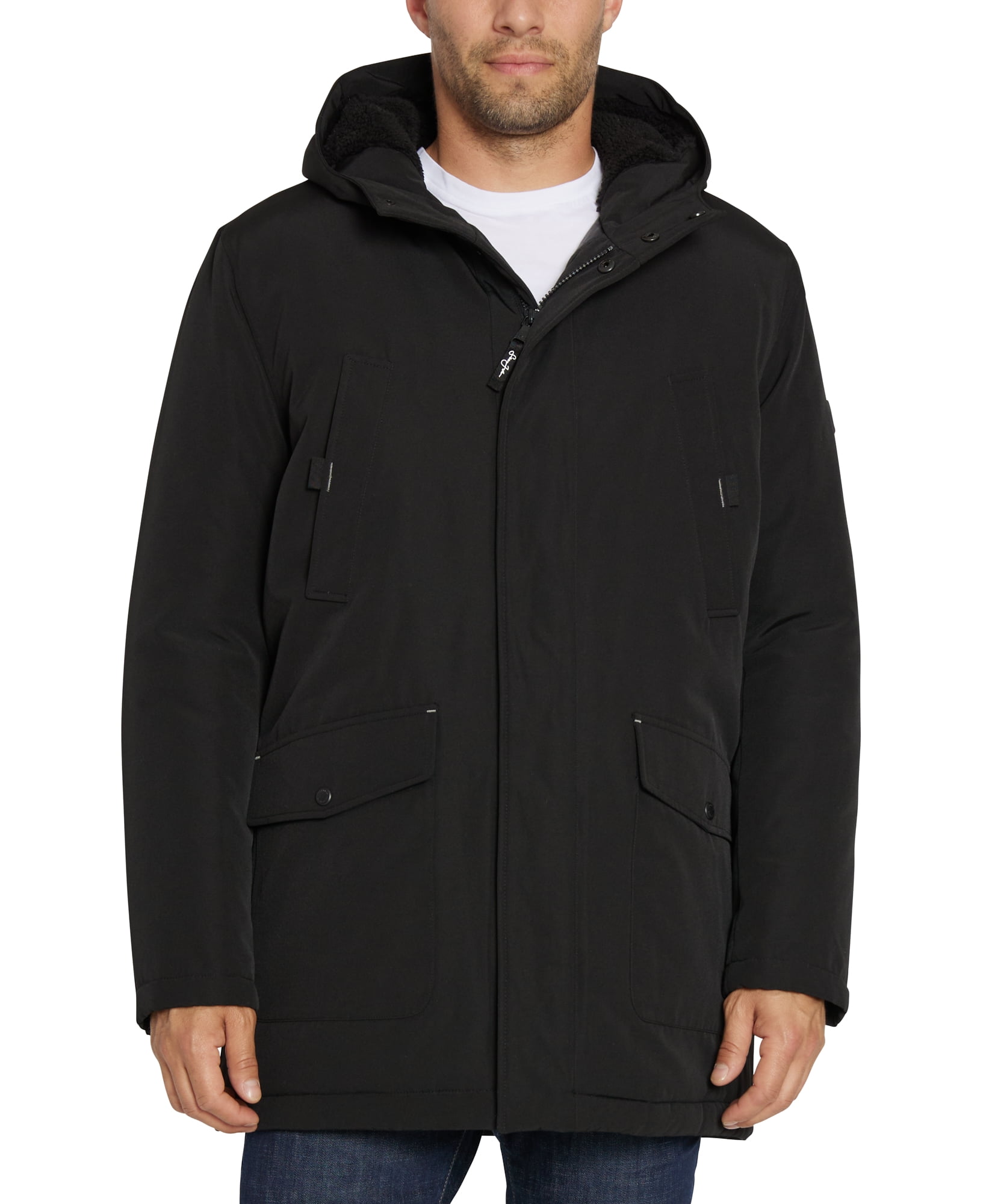 Sean John Men's Sherpa Lined Parka Jacket - Walmart.com