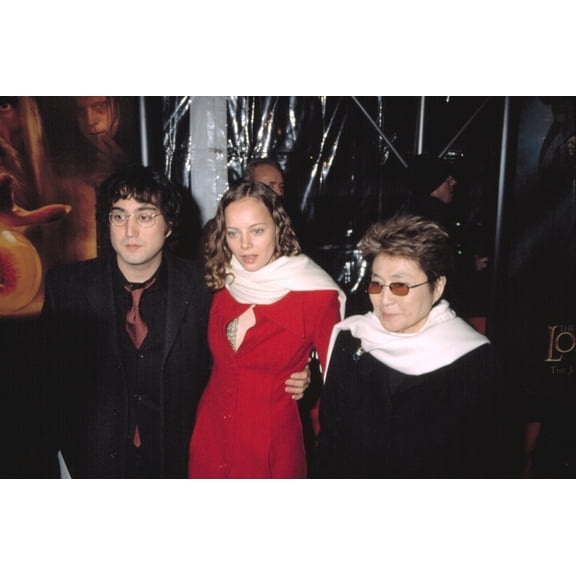 Sean Lennon Bijous Phillips And Yoko Ono At The Premiere Of The Lord Of The Rings The Two Towers 1252002 Nyc By Cj