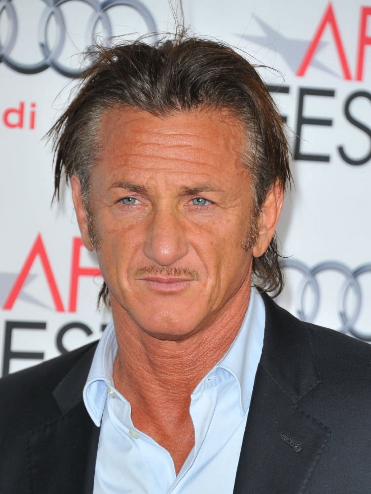 Sean Penn At Arrivals For The Secret Life Of Walter Mitty Premiere At Afi Fest 2013 Presented By Audi Canvas Art - (16 x 20)