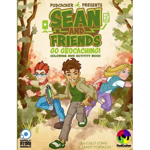 Sean and Friends Go Geocaching (Coloring Book), (Paperback)