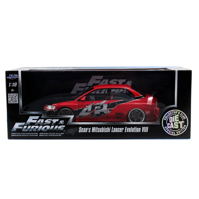 Fast & Furious Toy Car: Sean's Red Mitsubishi Lancer Evolution