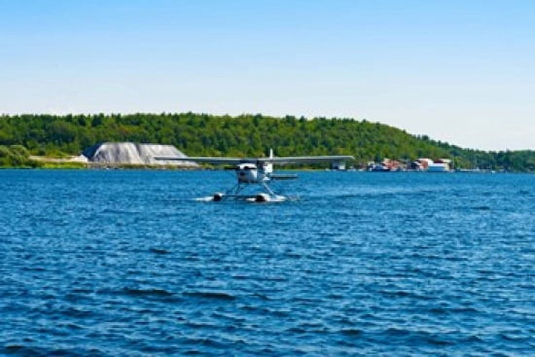 Seaplane in the sea Deep Bay Parry Sound Ontario Canada Canvas Art - Panoramic Images (36 x 24)