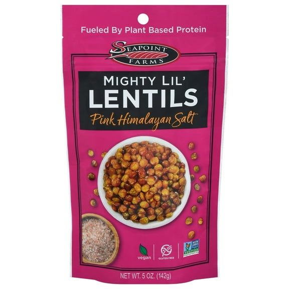 Seapoint Farms - Lentil Snack Himalayan Salt - Case of 12-5 OZ