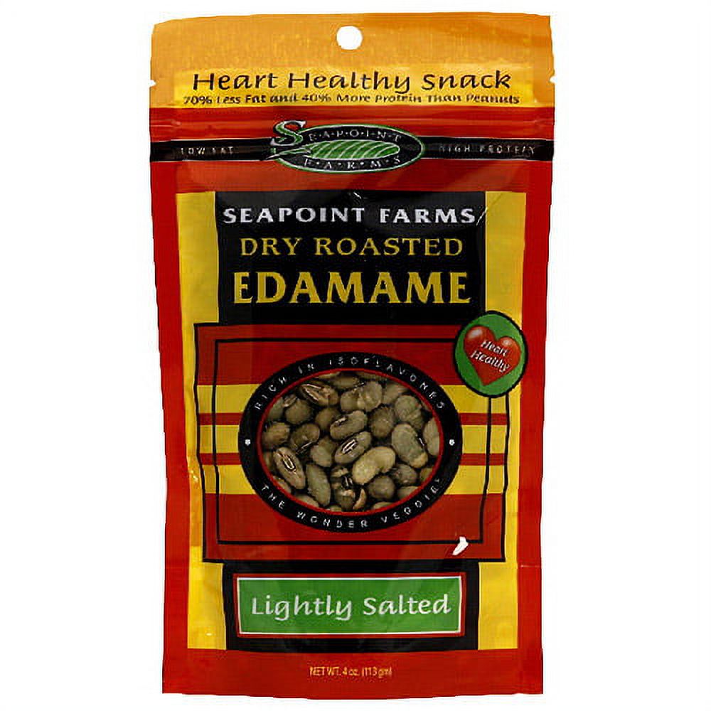 Seapoint Farms Lightly Salted Edamame Seeds, 4 Oz, 12 Pack - image 1 of 1