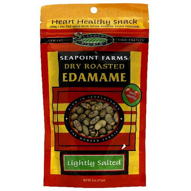 Seapoint Farms Lightly Salted Edamame Seeds, 4 Oz, 12 Pack