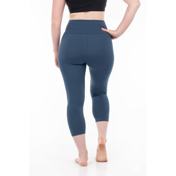 Seaport Blue Plus2 High-Waisted Crops