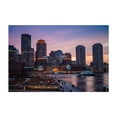 thumbnail image 1 of Seaport Lights - Photography Cityscape Harbor Skyline Architecture Water Sunset Boardwalk Unframed Wall Art Print 24 x 36 inches, 1 of 7