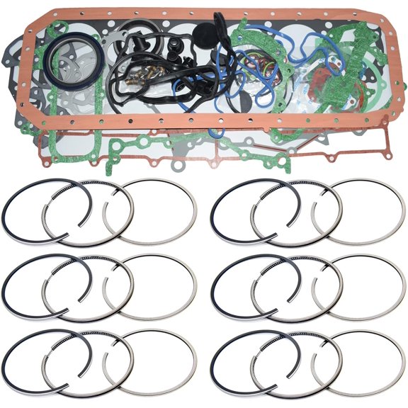Seapple 3046 3046T Full Gasket Kit+Piston Rings for Caterpillar 3046 3046T D3G D4C D5C D5G Engine Excavator