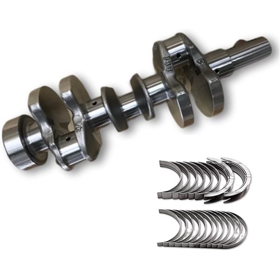 Seapple 3TNV88 Complete Crankshaft With Bearing Set 129004-21002 Compatible with Yanmar Gehl 2026 3640E 3840 Loader