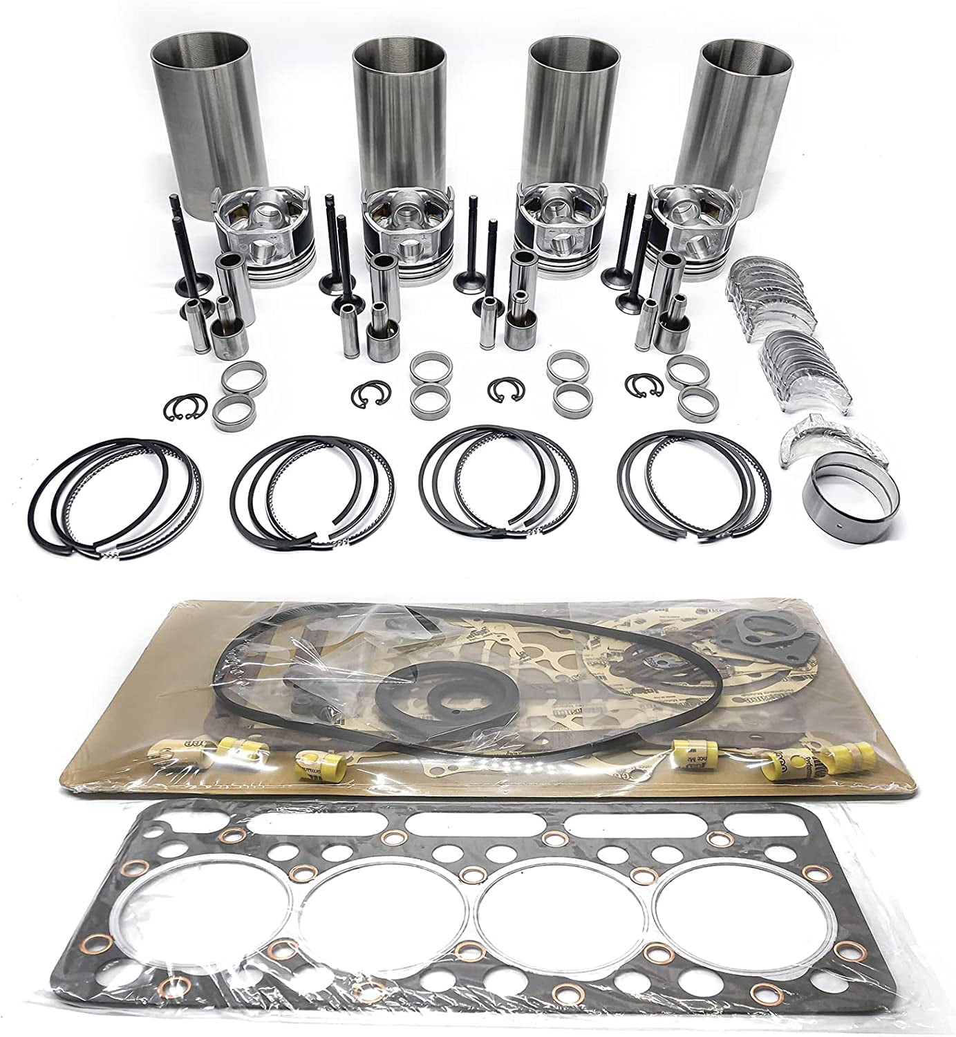 Seapple New 4JG2 Overhaul Rebuild Kit Compatible with ISUZU