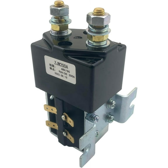 Seapple New Heavy Duty High Amp Solenoid 200A 48V Compatible with Curtis Golf Cart SW180B Albright