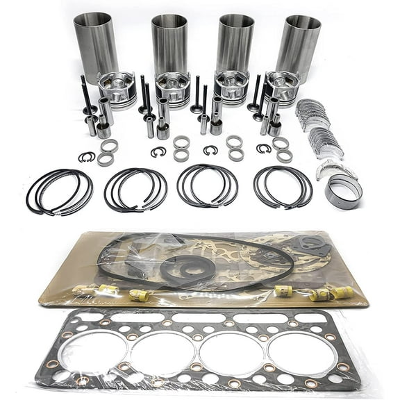 Seapple New Overhaul Rebuild Kit with E2172 Piston Compatible with Cummins B3.3 Engine Excavator Loader