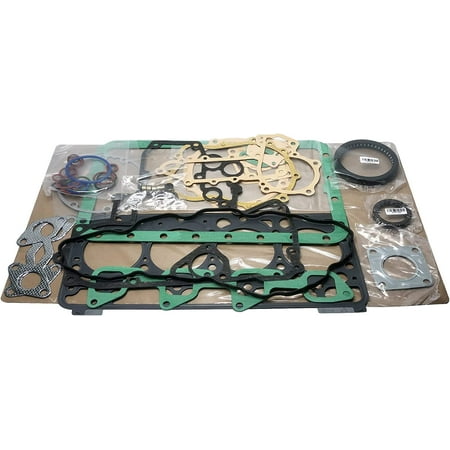 Seapple New V3600-T V3600-E3B V3600 Overhaul Gasket Kit Upper Lower Set Compatible with Kubota Engine