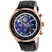 Seapro Mens Meridian World Timer GMT Blue Dial Watch - SP7134