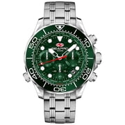 Seapro Mens Mondial Timer Green Dial Watch - SP0155