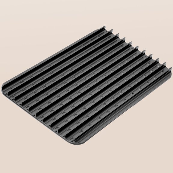 Sear Grate Grill Accessory, Reversible Grill Grate Compatible with Most Grills, Aluminum Sear Grate with Non-Stick, Capture Flavor and Moisture